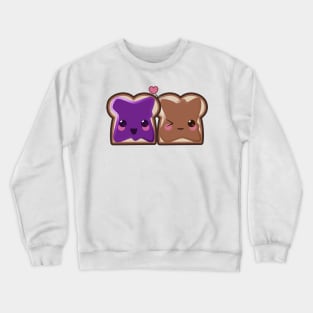 Kawaii Peanut Butter and Jelly Crewneck Sweatshirt